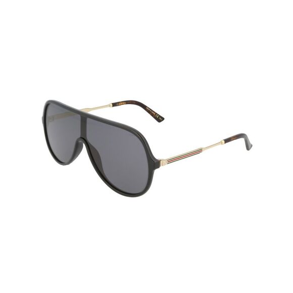 Gucci Shield-Frame Injection Wrap Sunglasses Multi Unisex-Adult - Picture 2 of 5